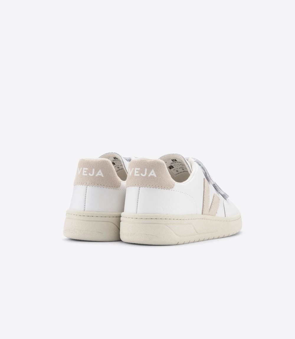 Tenis Veja Mujer - V-Lock Cuero - Blancos - 024KFNYES